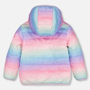 Deux Par Deux             Colorful Hearts Quilted Hooded Jacket - Rainbow