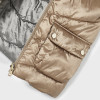 Mayoral   Reversible Hooded Puffer Vest - Gold/Silver