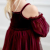 Ollie Jay  Everly Dress - Plum Ombre - size 6
