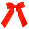 Be Girl Clothing     Hugs & Kisses Long Tail  Bow - Solid Red