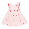 Pink Chicken    Valentine Raphaela Embroidered Dress - Confetti Hearts