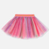 Deux Par Deux               Dancing Butterflies Tulle Skirt - Rainbow Stripe