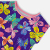 Deux Par Deux               Dancing Butterflies Jersey Knit Tunic - Butterfly Print