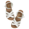 Salt Water Original Kid Sandals - Hook & Loop Velcro Closure - White