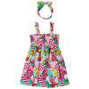 Mayoral              Summer Fun 2pc Smocked Sundress & Headband - Multi