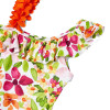 Mayoral              Tropical Flowers Asymmetric Ruffled 1pc Swimsuit - Multi