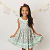 Serendipity Clothing   Mint Blossom Ruffle Twirl Dress