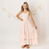 Serendipity Clothing   Muslin Maxi Twirl Dress - Pink