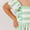 Serendipity Clothing   Stripe Bella Dress - Pistachio Green