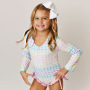 Swoon Baby by Serendipity            Rainbow Bright 1pc UPF 50 Rashguard Swimmy