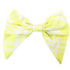 Be Girl Clothing        Fields Of Roses Classic Bow - Lemon Plaid