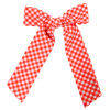 Be Girl Clothing        Fields Of Roses Long Tail  Bow - Red Gingham