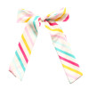 Be Girl Clothing           Eat Cake Long Tail  Bow - Bold Stripes