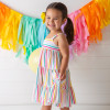 Be Girl Clothing       Eat Cake Playtime Garden Twirler Dress - Rainbow Stripes