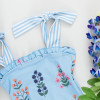 Pink Chicken          Hero 1pc Swimsuit - Blue Bell Field Floral