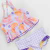 Pink Chicken          Joy 2pc Tankini Swimsuit - Purple Gilded Floral