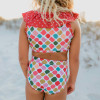 Oopsie Daisy          Rust Dot 2pc Swimsuit