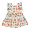 Pink Chicken                                       Elsie Dress - Cool Cats