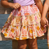 Pink Chicken                                       Allie Skirt - Gilded Floral Mix