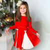 Lemon Loves Lime                   Holiday Shimmer Dress - True Red **PRE-ORDER**