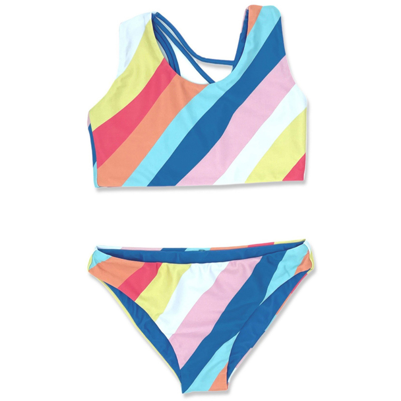 Off-White Gradient Arrow Logo Print Bikini Swimsuit 40 IT at FORZIERI