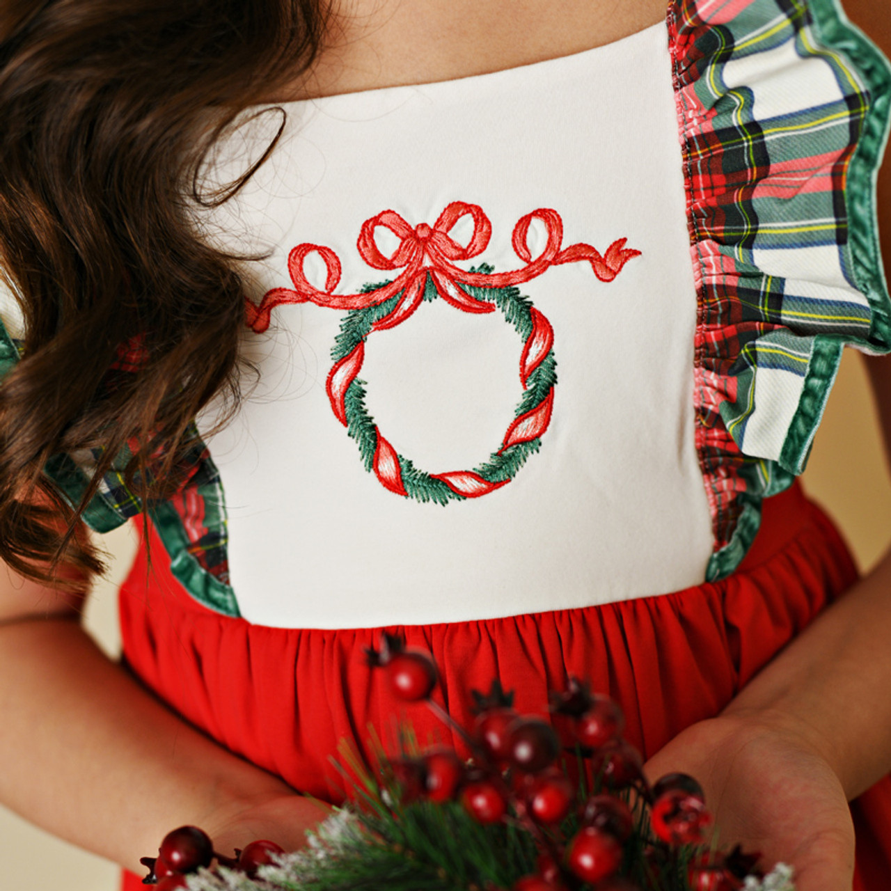 Christmas on sale pinafore dress