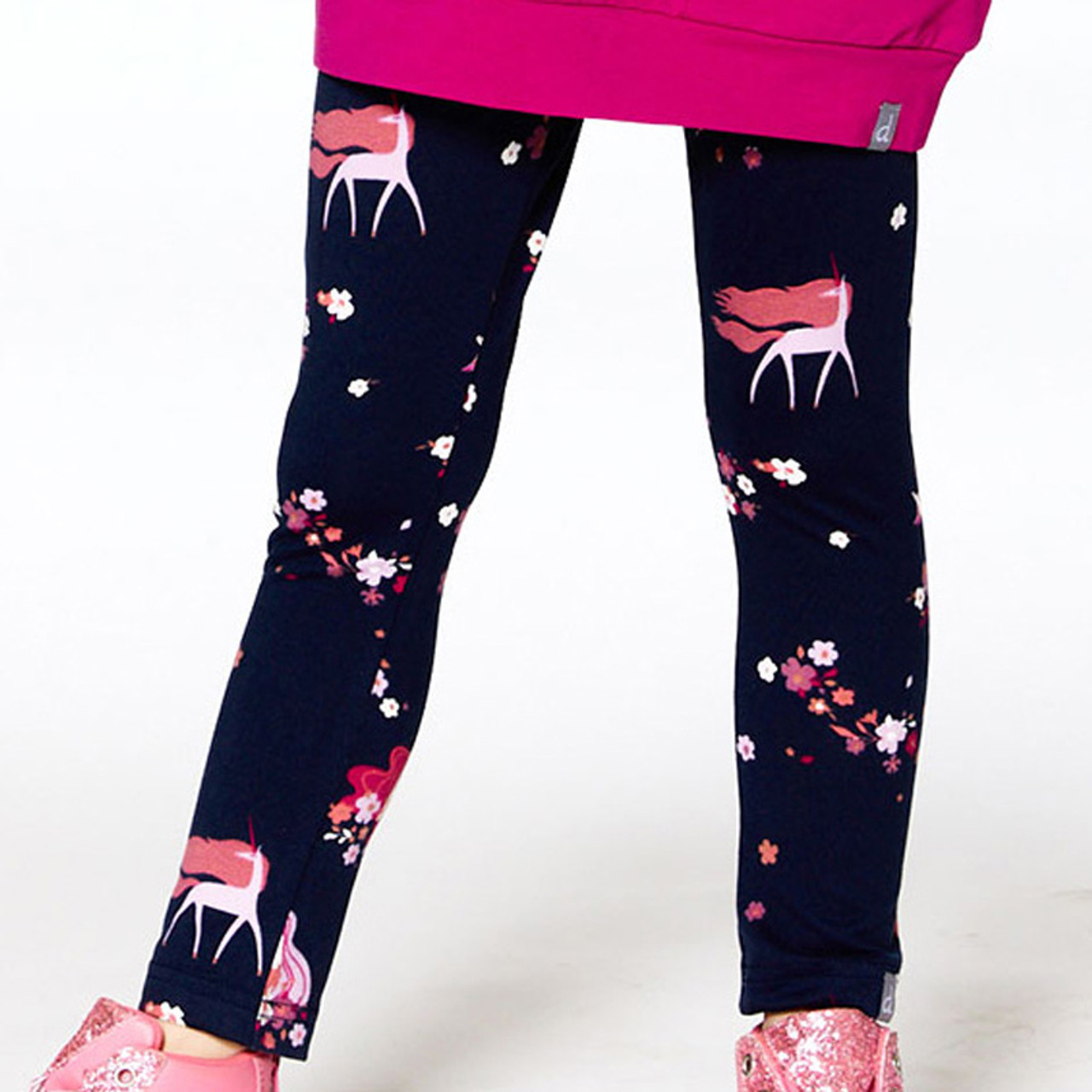 Buy Pink Leggings for Girls by R&B Online | Ajio.com