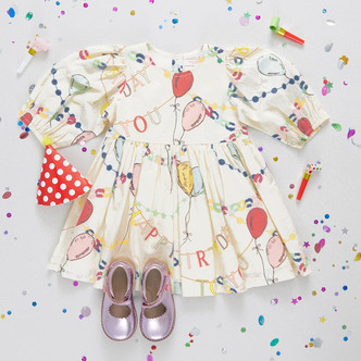 Pink Chicken                          Brooke Dress - Birthday Garland