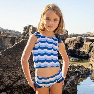 Pink Chicken      Shelly 2pc Tankini Swimsuit - Ocean Waves