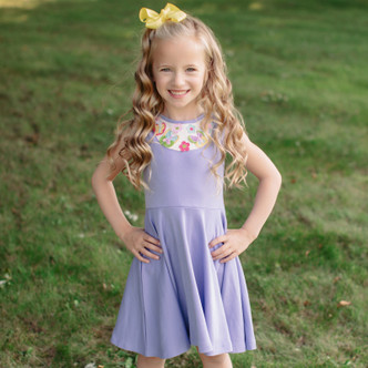 Lemon Loves Lime                  Spring Blossom Dress - Persian Violet