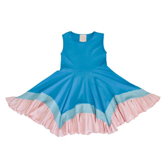 Lemon Loves Lime                  Carousel Dress - Scuba Blue