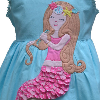 Cotton Kids    Under The Sea Mermaid Dress **PRE-ORDER**