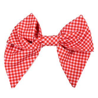 Be Girl Clothing            Fields Of Roses Classic Bow - Red Gingham