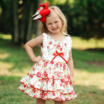 Be Girl Clothing        Fields Of Roses Daffodil Pettiskirt Dress