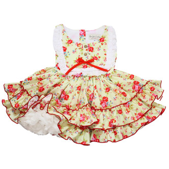 Be Girl Clothing        Fields Of Roses Daffodil Pettiskirt Dress