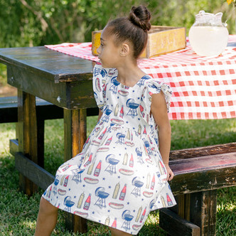 Pink Chicken    Elsie Dress - Grilling Out - size 10