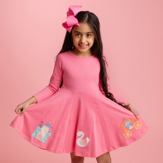 Lemon Loves Lime                    Fairytale Story Dress - Pink Lemonade **PRE-ORDER**