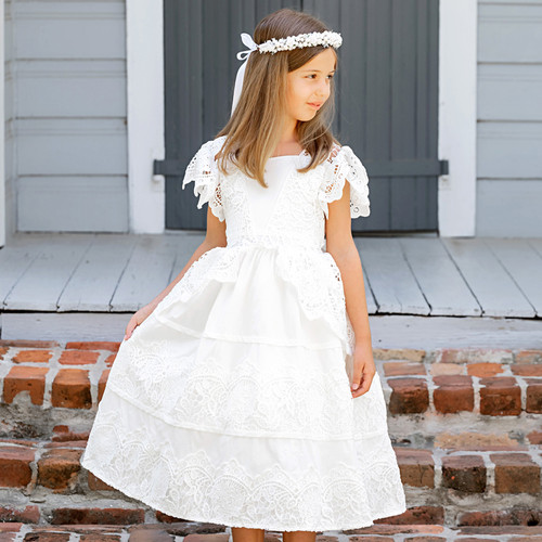 Evie's Closet    Communion Lace Dress