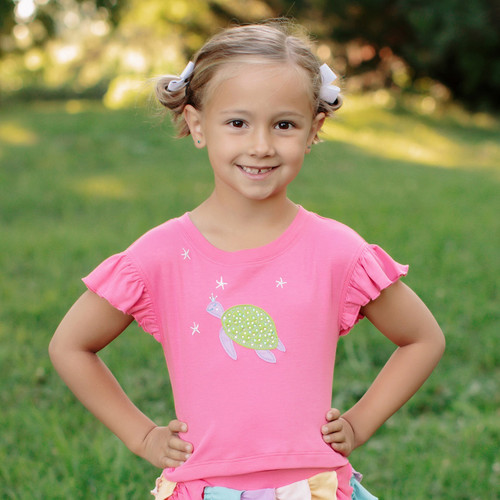 Lemon Loves Lime                  Sea Turtle Tee - Pink Lemonade