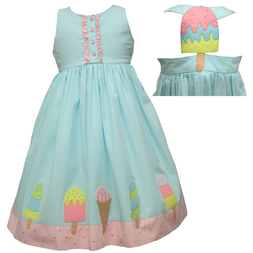 Cotton Kids    Ice Cream Dreams Ice Cream Back Dress