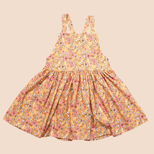 Remington Road Tie-Back Sundress - Maize Floral