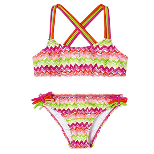 Mayoral              Tropical Fun 2pc Bikini Swimsuit - Multi