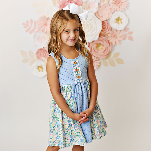 Swoon Baby by Serendipity             Watercolor Garden Bliss Tier Dress - size 10