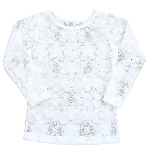 Be Girl Clothing                                                                Essential Layering Top - White Lace