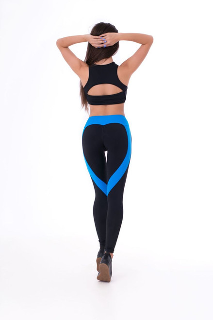 Yoga Leggings Ella Black-Blue
