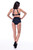 Workout Shorts Emerald Black