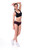 Pole Dance Top Sapphire Black