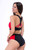 Yoga Top Sapphire Black-Red