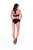 Fitness Top Sapphire Black-Fuxia