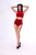 Yoga Top Amber Velour-Red Velvet